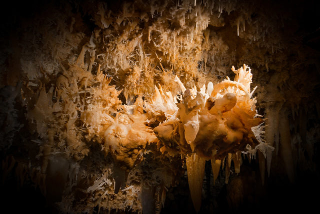 concrétion Anecat Grottes de France Grotte de Dordogne Périgord - Grotte du Grand Roc