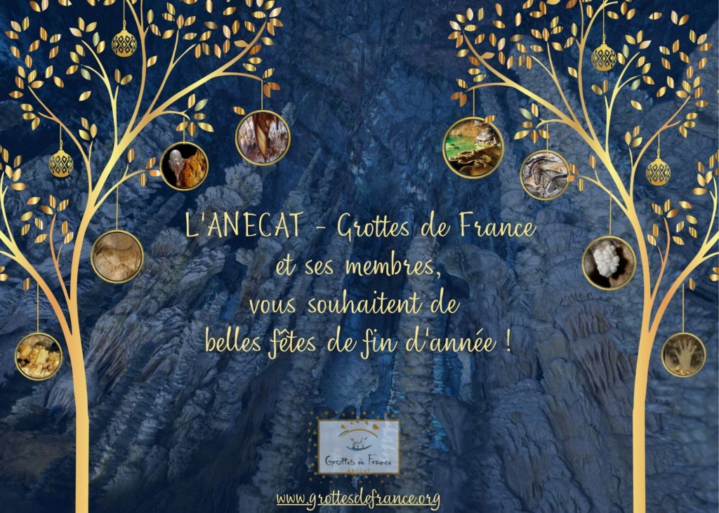 ANECAT - Grottes de France wish you a merry Christmas and happy new year 