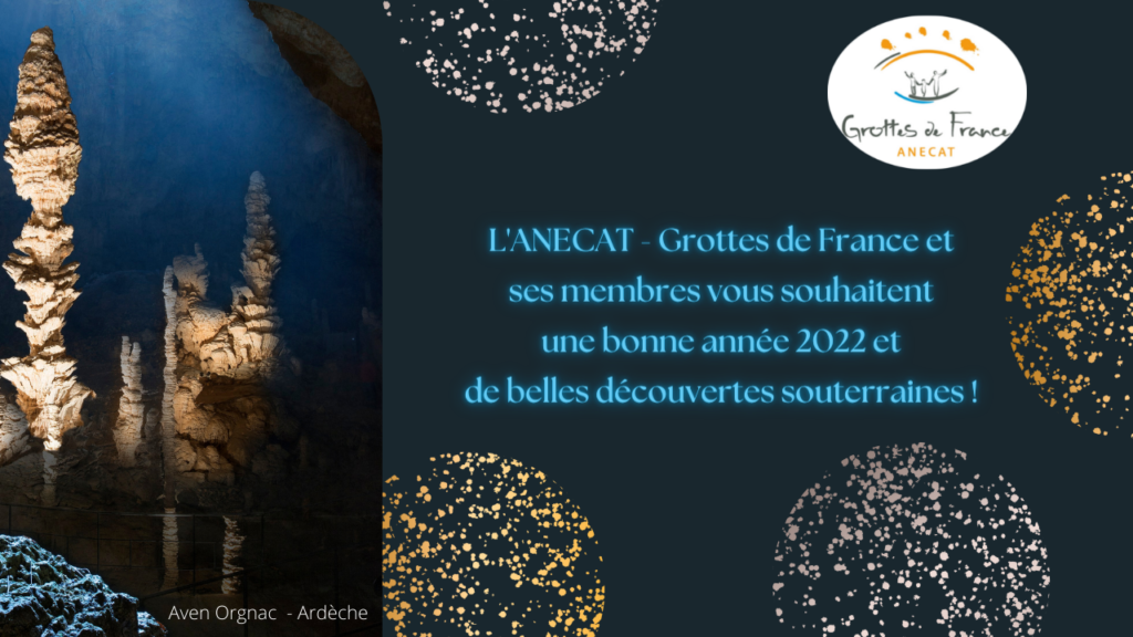 ANECAT Grottes de France Bonne année 2022